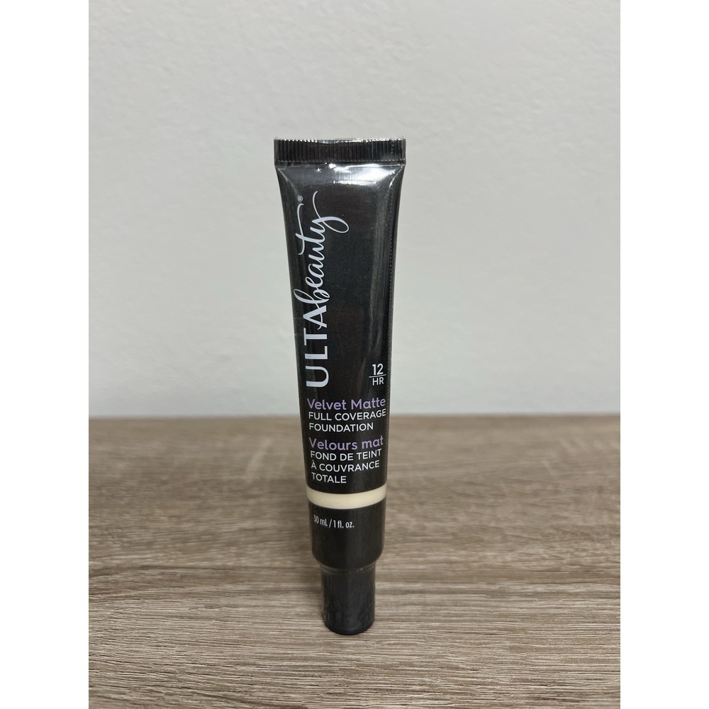 Ulta Beauty Velvet Matte Full Coverage Foundation 1oz Shade Fair Warm New